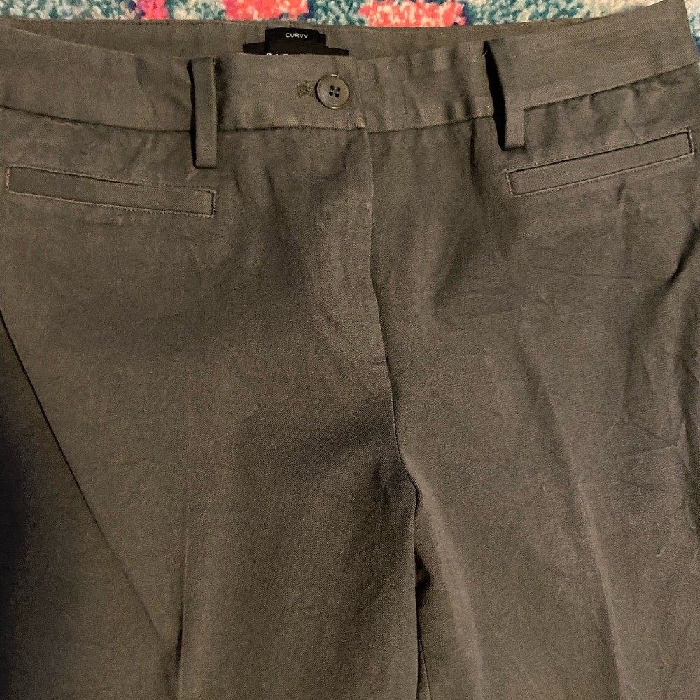 Talbots Olive Green Straight Leg Pants - Picture 6 of 9